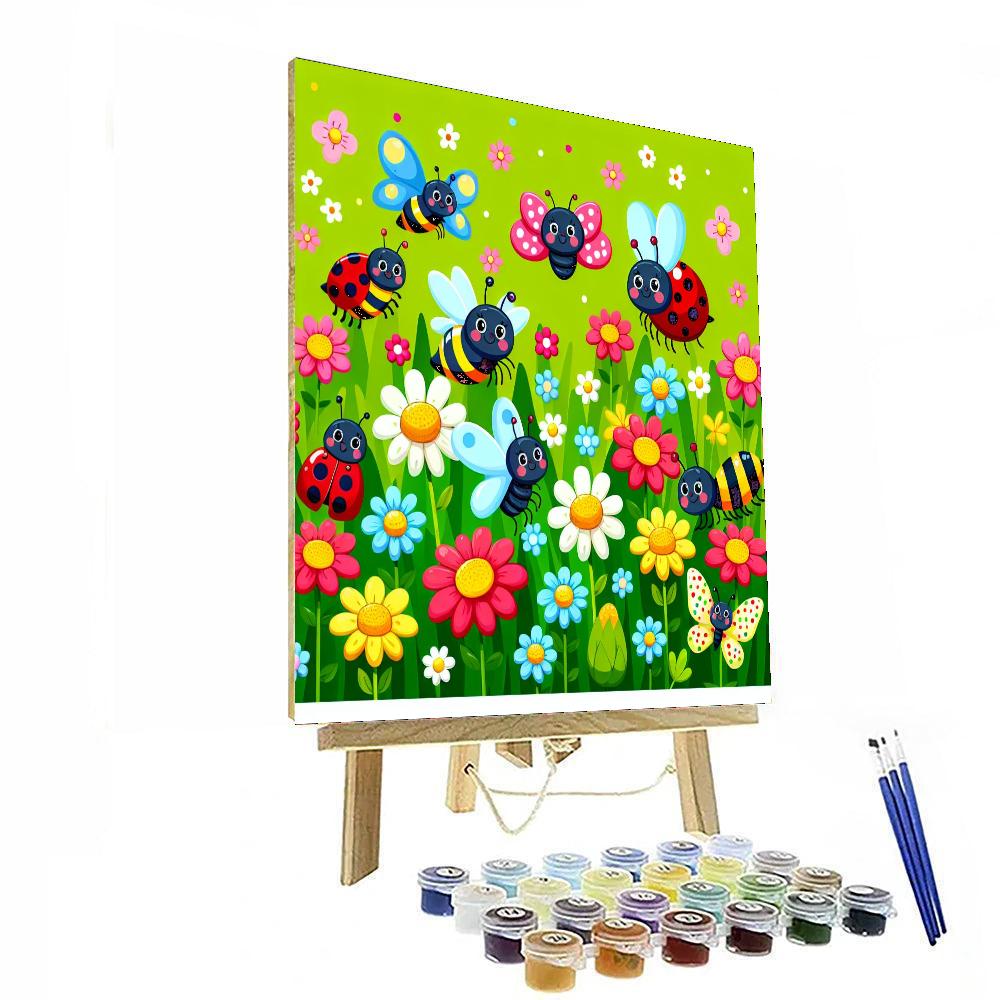 Garden Bugs Adventure Painting By Numbers Kit