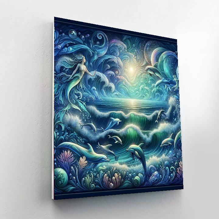 Iridescent Ocean Fantasy Paint By Numbers