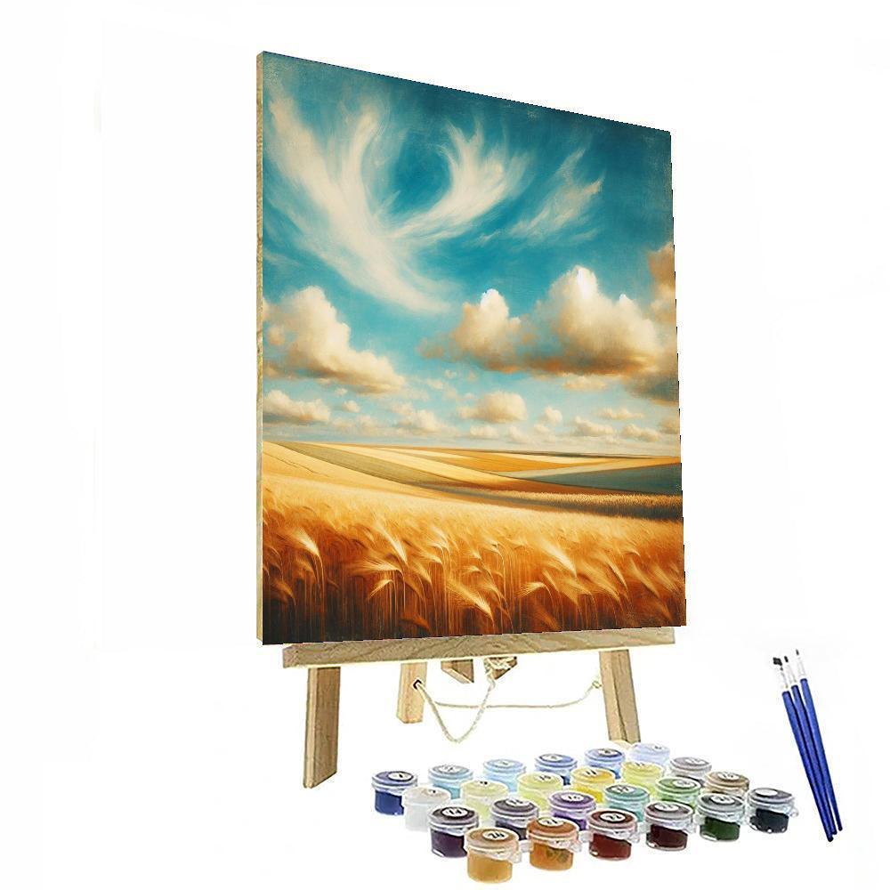 Golden Field Serenity Paint By Number