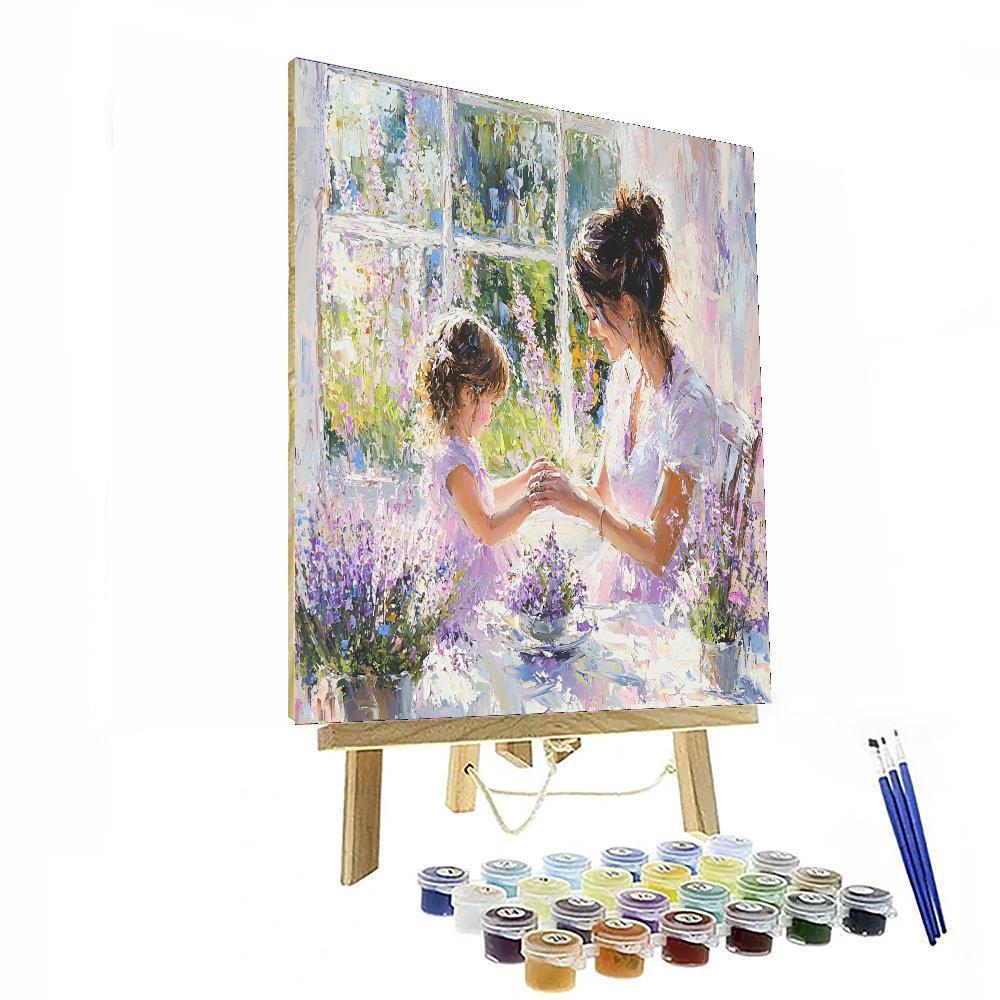 Pastel Hues Of Love Numbered Painting Kits