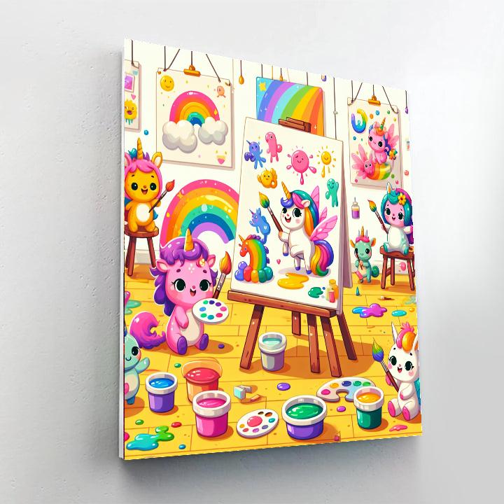 Magical Creatures Art Studio DIY Paint By Numbers