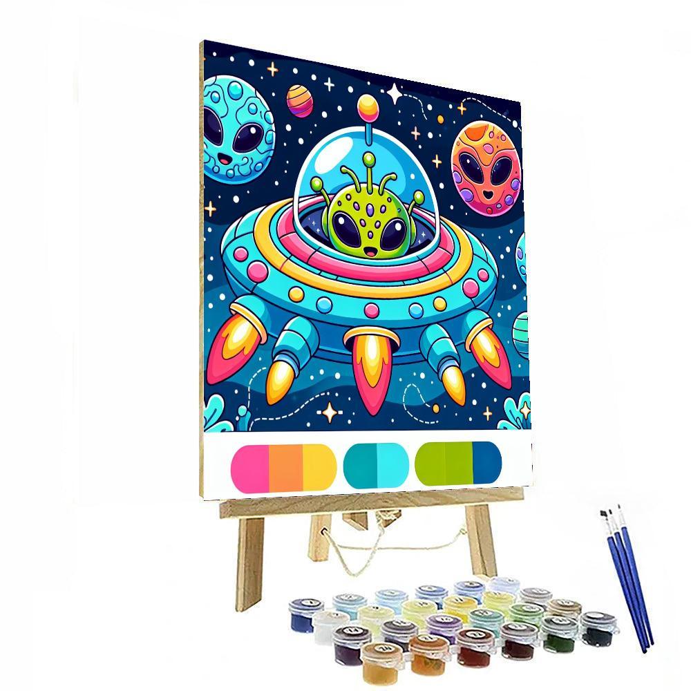 Galactic Getaway Paint By Color