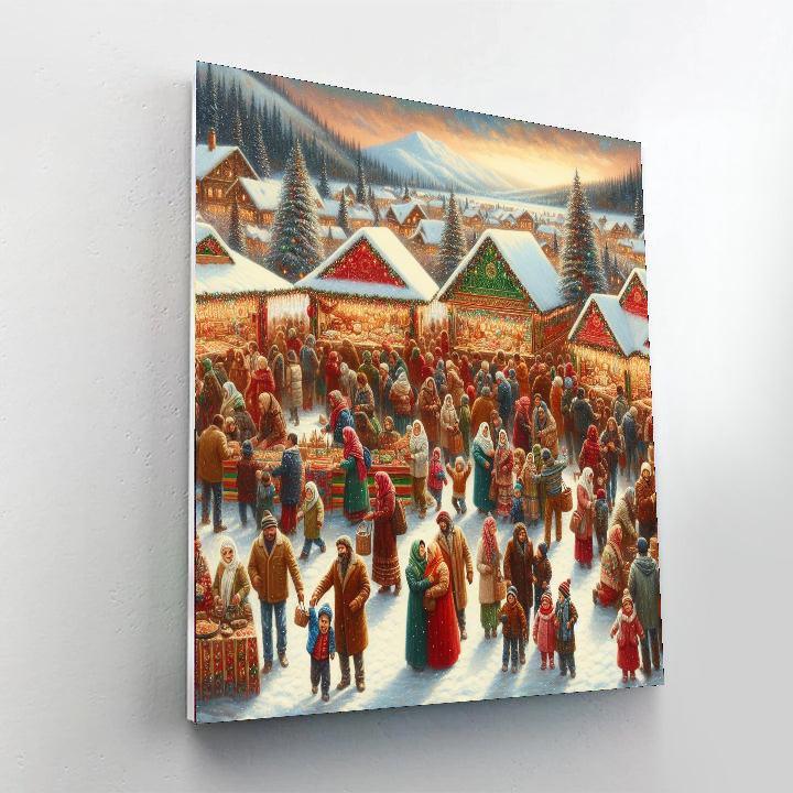 Winter Festival Joy Paint By Number