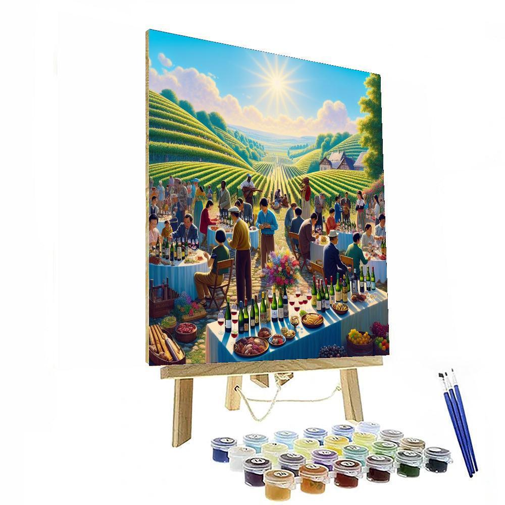 Fête De La Vigne - France Paint By Color