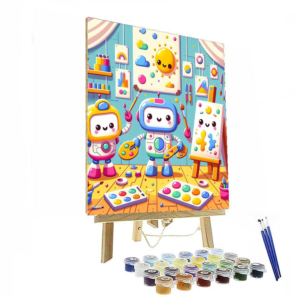 Artistic Robots Painting Number Kit