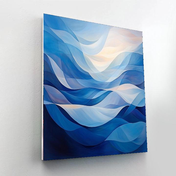 Michelangelo Inspired Cosmic Breeze  Painting Number Kit