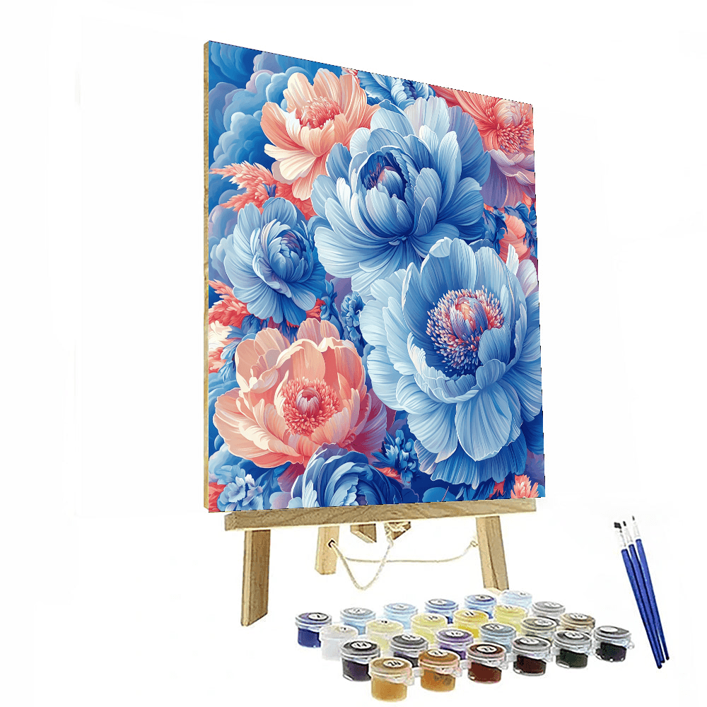 Salvador Dali Inspired Floral Metamorphosis Dreamscape  Paint By Numbers Art