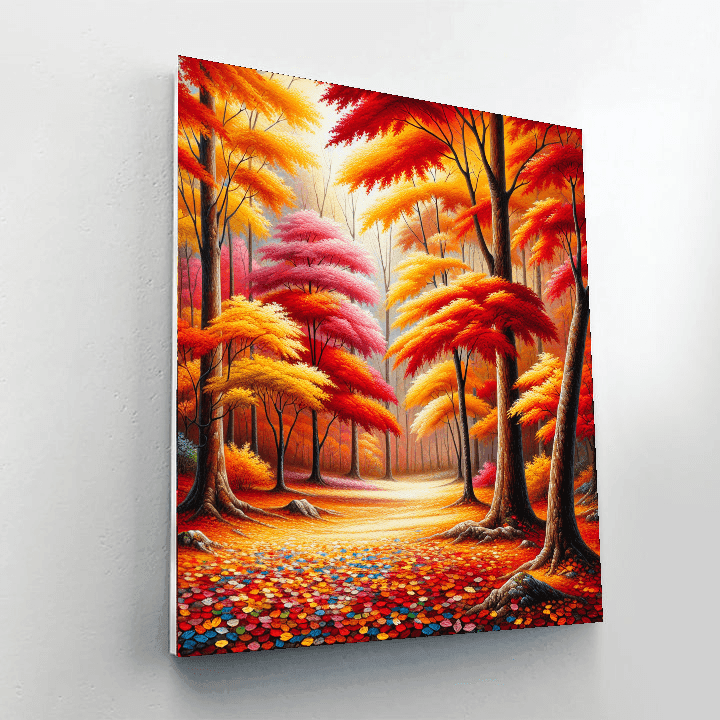 Autumn's Warm Embrace Paint By Numbers