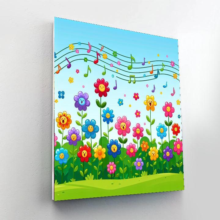 Musical Meadow Marvels Paint By Color