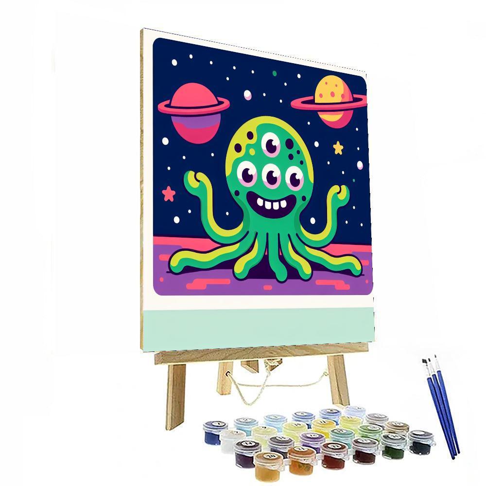 Alien Space Odyssey DIY Paint By Numbers