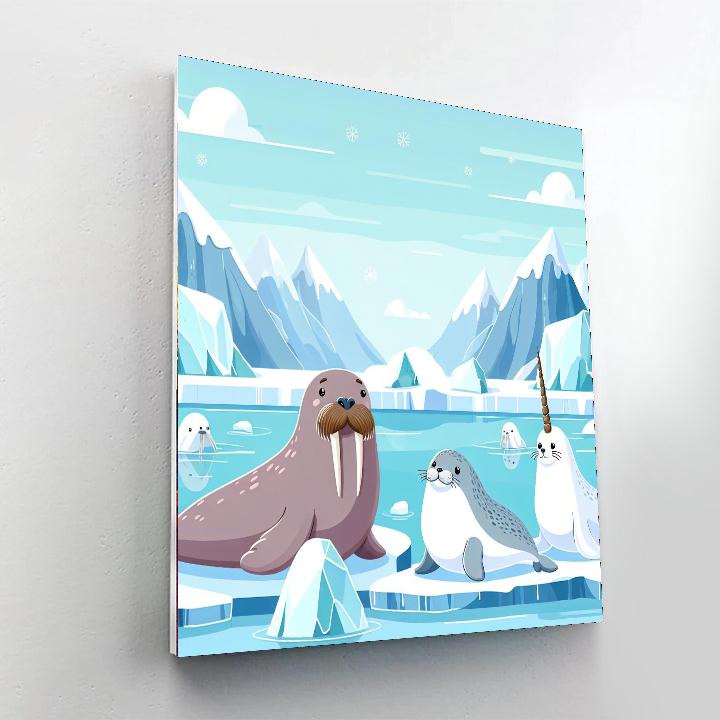 Arctic Escape Painting Number Kit