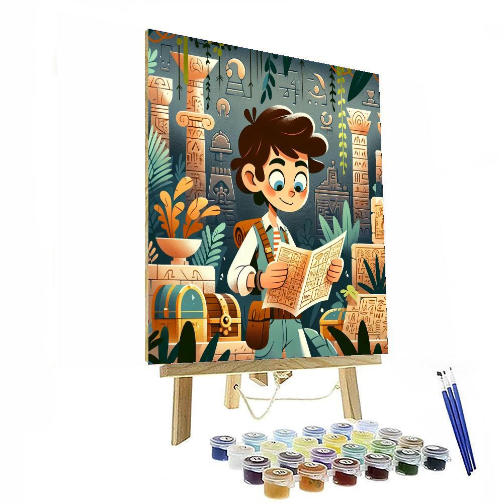 Mystery Of The Lost Treasure Number Painting