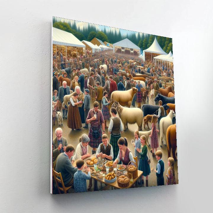 Royal Highland Show - Edinburgh, Scotland Number Painting
