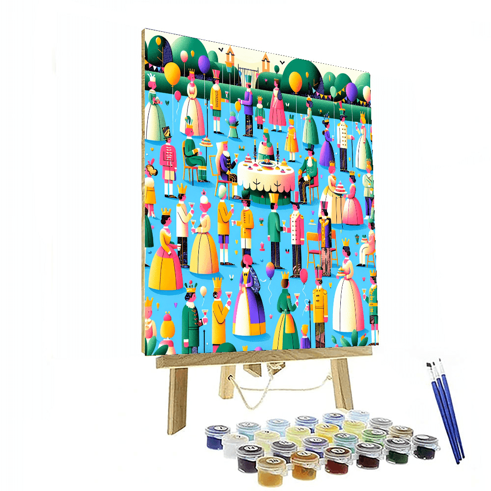 Royal Garden Party Painting By Numbers Kit