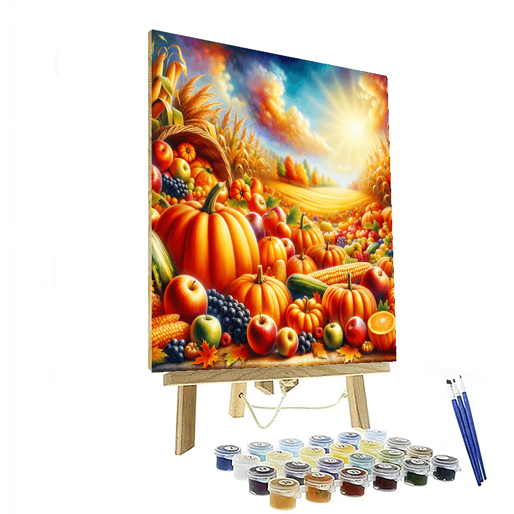 Vibrant Harvest Festival - DIY Painting By Numbers Kit