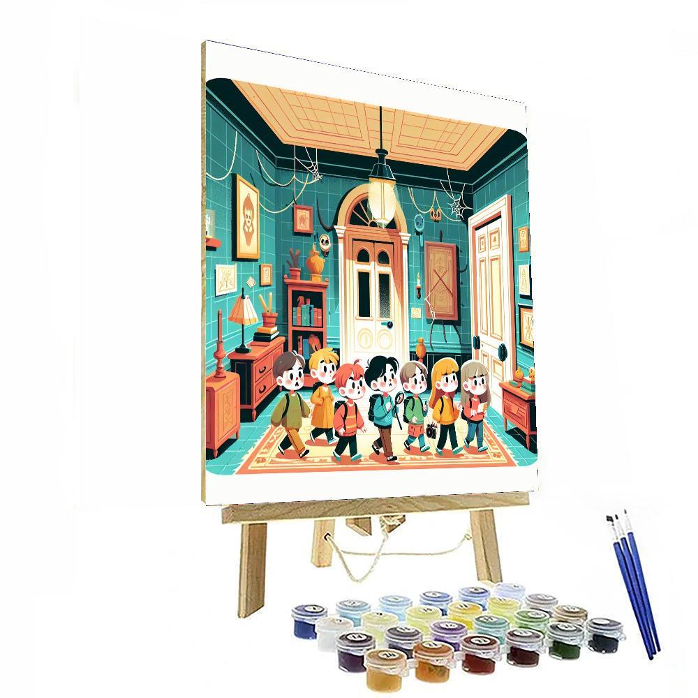 Mystery Mansion Exploration Number Painting