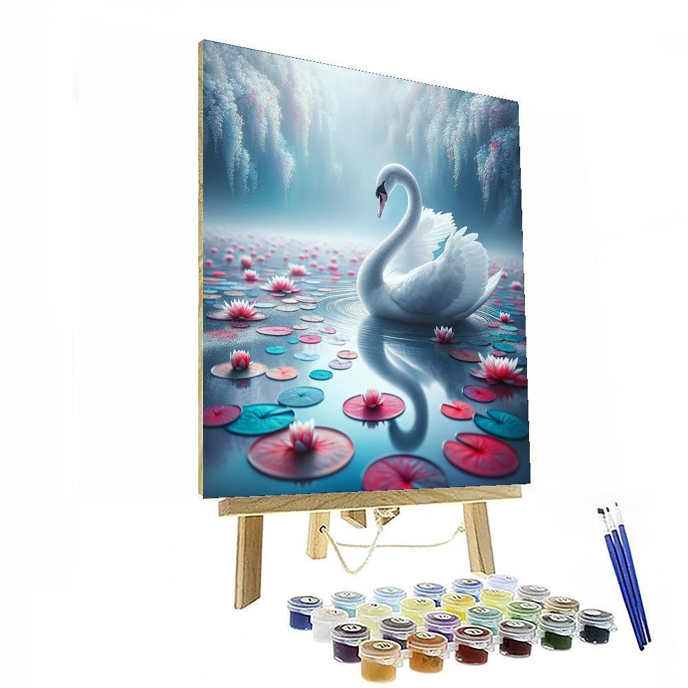 The Graceful Ballet Swan DIY Paint By Numbers