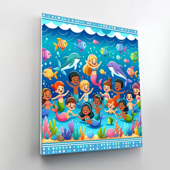 Magical Undersea Journey DIY Paint By Numbers