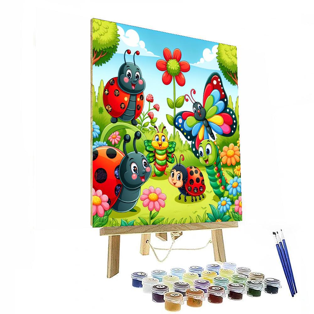 Friendly Bugs Painting By Numbers Kit