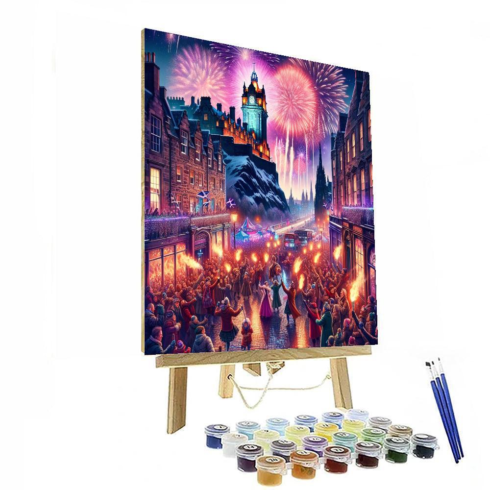 Hogmanay New Year Celebrations - Scotland Paint By Color
