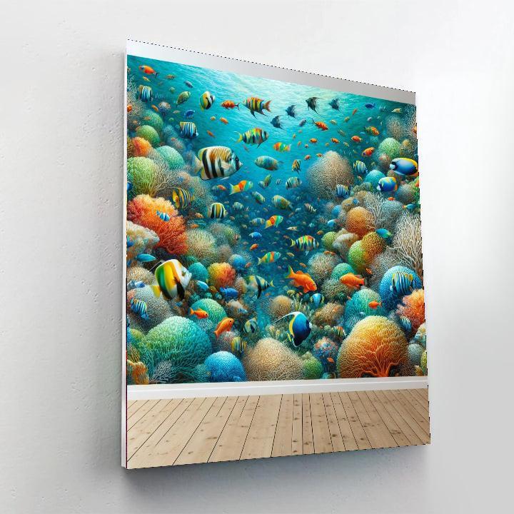 Vibrant Undersea Life Paint By Number