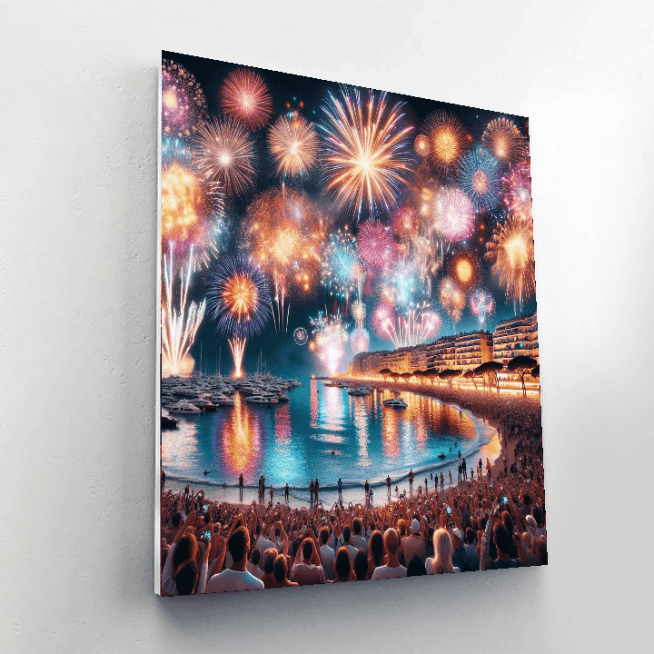 International Fireworks Competition - Cannes, France DIY Paint By Numbers
