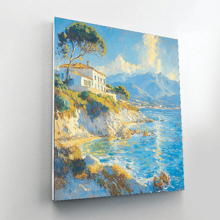 Joaquín Sorolla Inspired Mediterranean Sunlight  Paint By Color