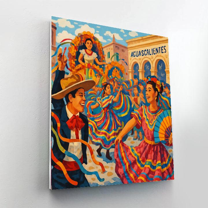 Feria Nacional De San Marcos - Aguascalientes, Mexico Paint By Numbers Art