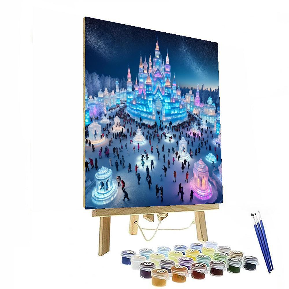 Snow And Ice Sculpture Festival - Harbin, China Paint By Numbers