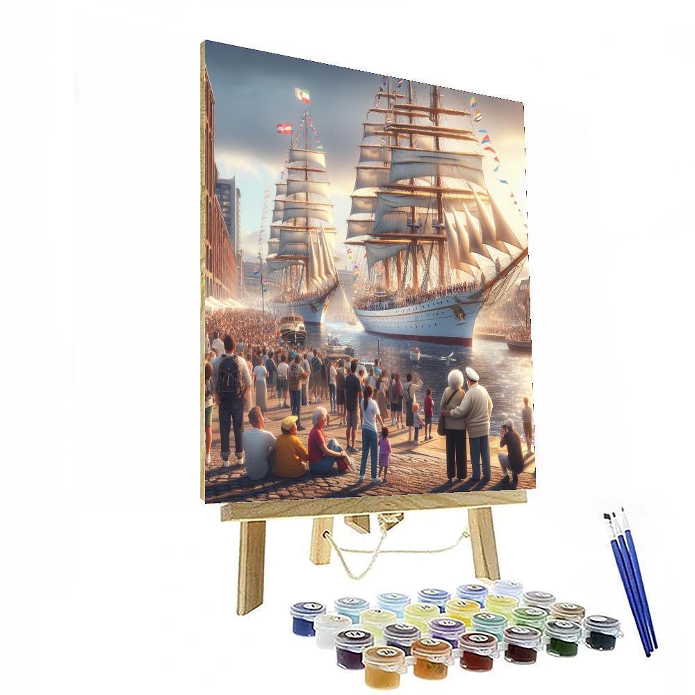 The Tall Ships Races Paint By Numbers Art