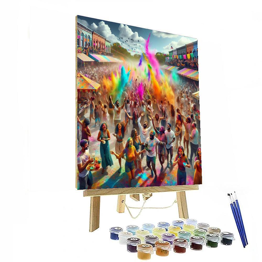 Festival Of Colors - United States Paint By Color