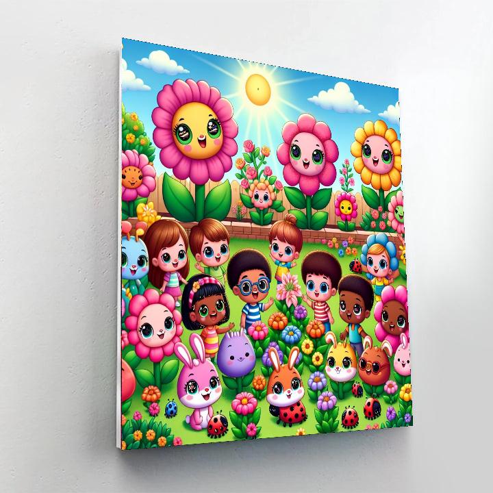 Magic Garden Safari Paint By Number