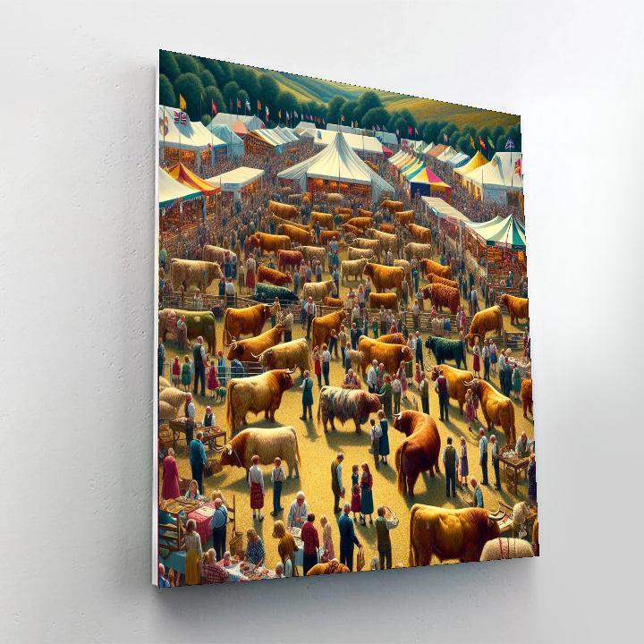 Royal Highland Show - Scotland Painting Number Kit