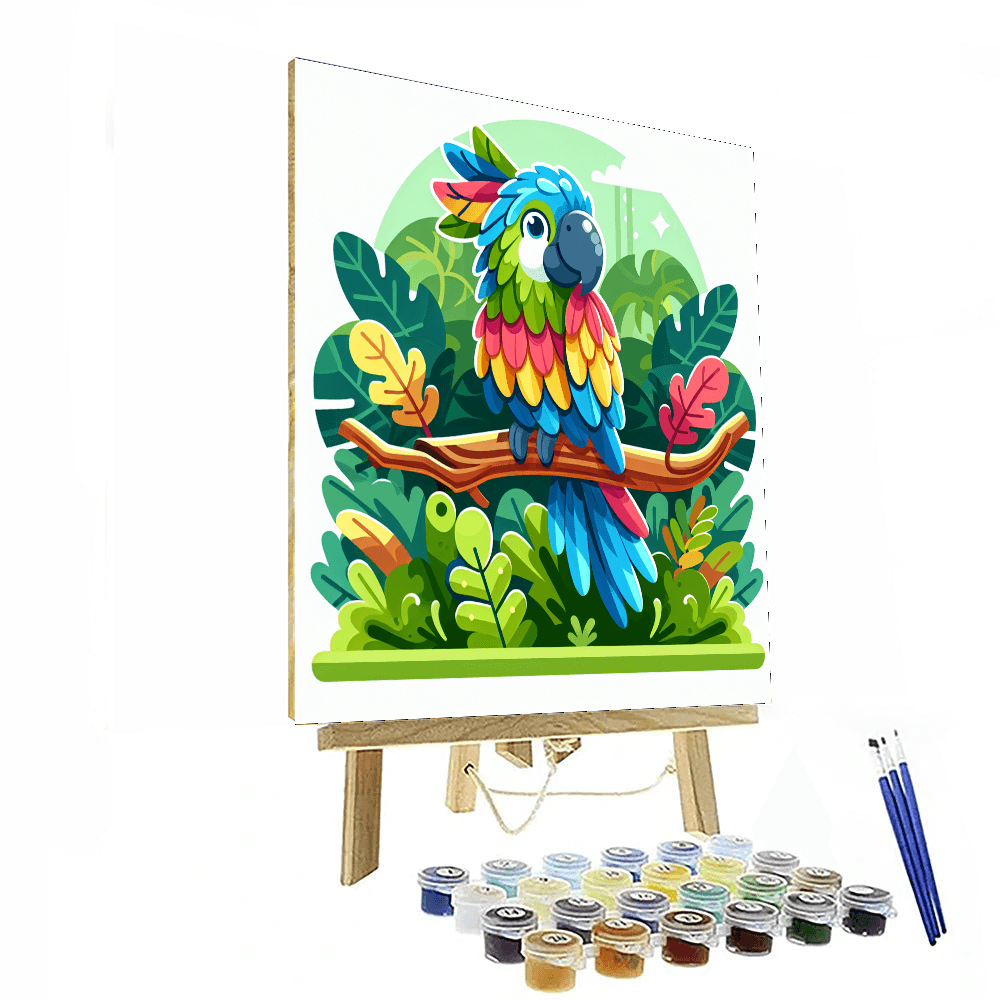 Mystical Macaw Number Painting