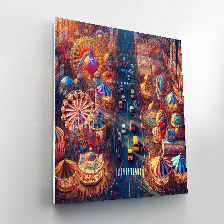 Vivid Carnival Extravaganza Paint By Number