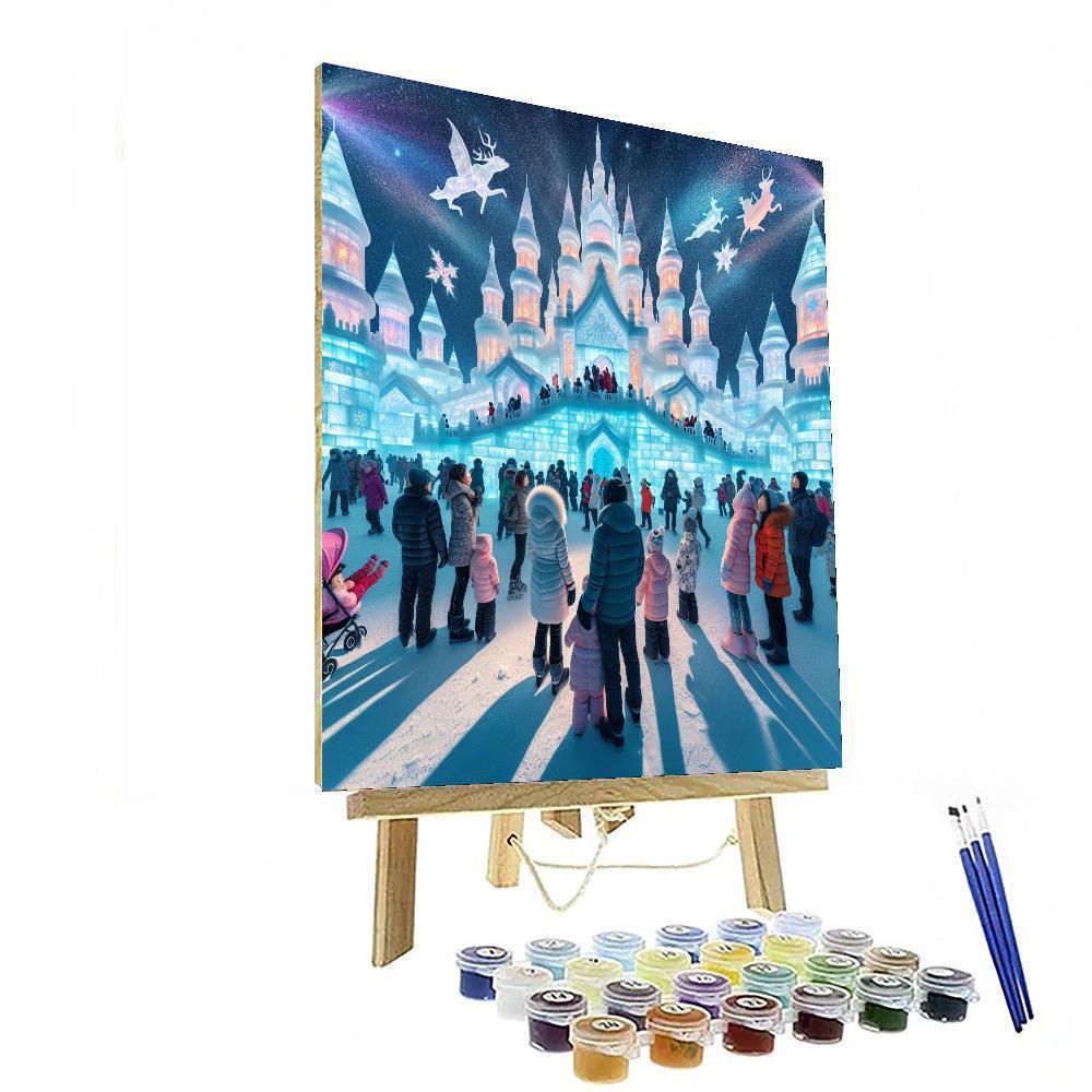 The Harbin International Ice And Snow Sculpture Festival Numbered Painting Kits