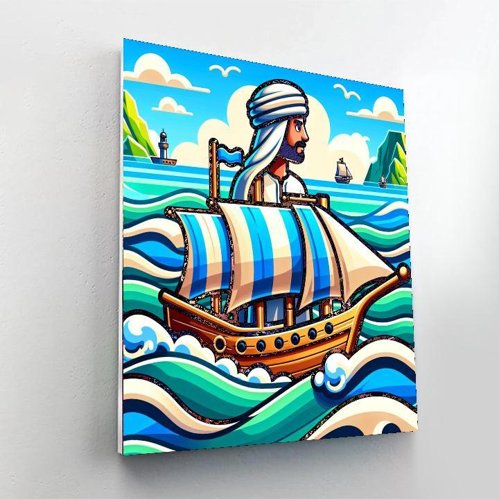 Sailor's High Seas Quest Paint By Numbers
