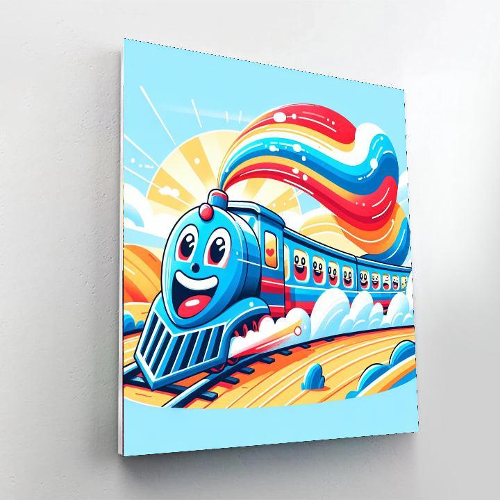 Happy Train Adventure Paint By Number