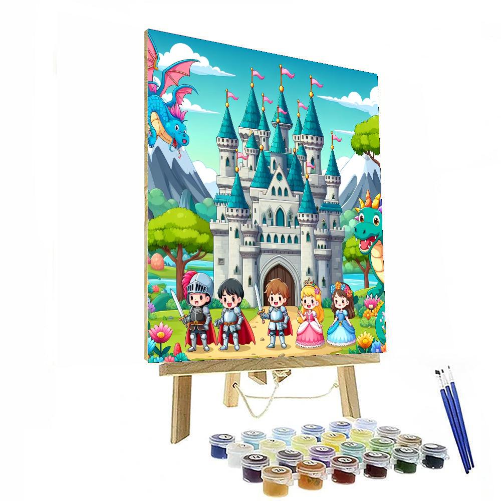 Royal Fairytale Adventure Painting Number Kit