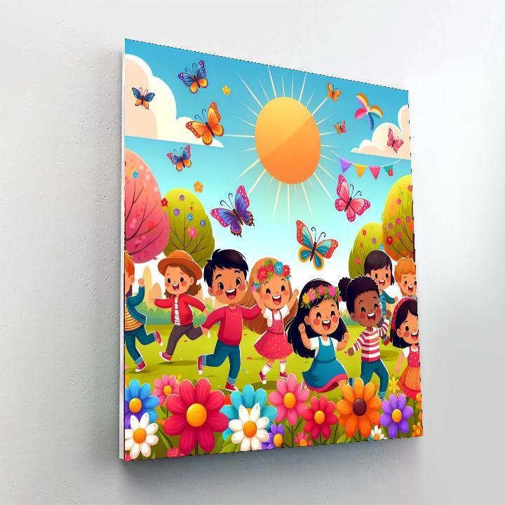 Cheerful Spring Festival Paint By Number
