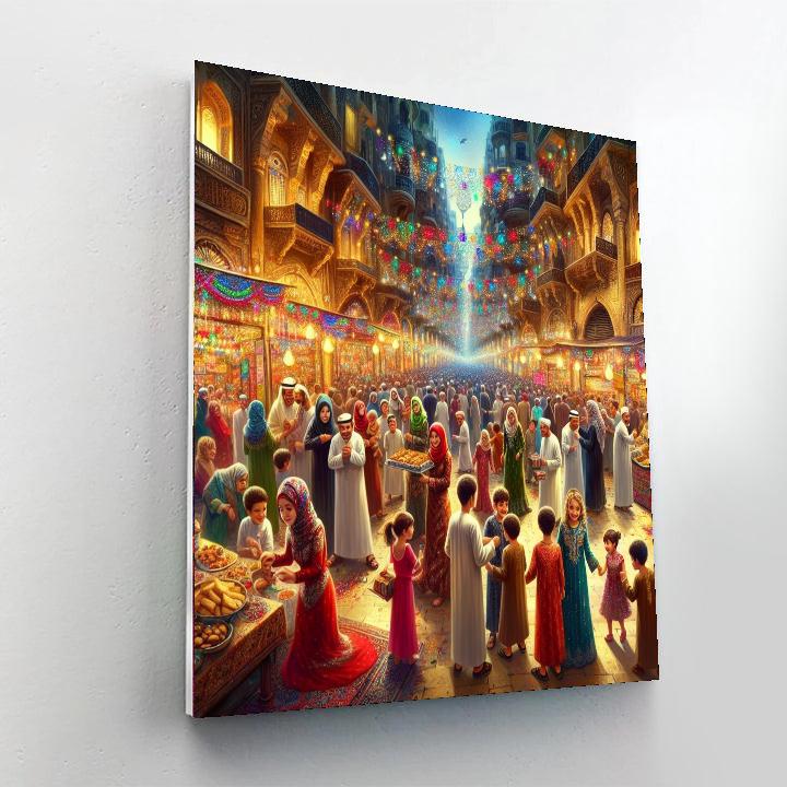 Eid Al-fitr - Cairo Number Painting
