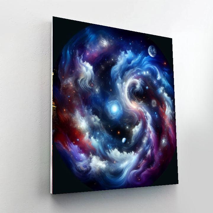 Celestial Universe Exploration Number Painting