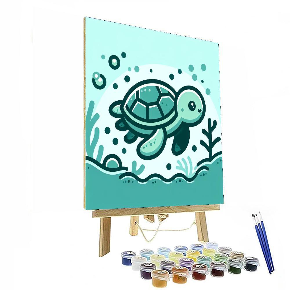 Tiny Turtle Trek Paint By Numbers Kits