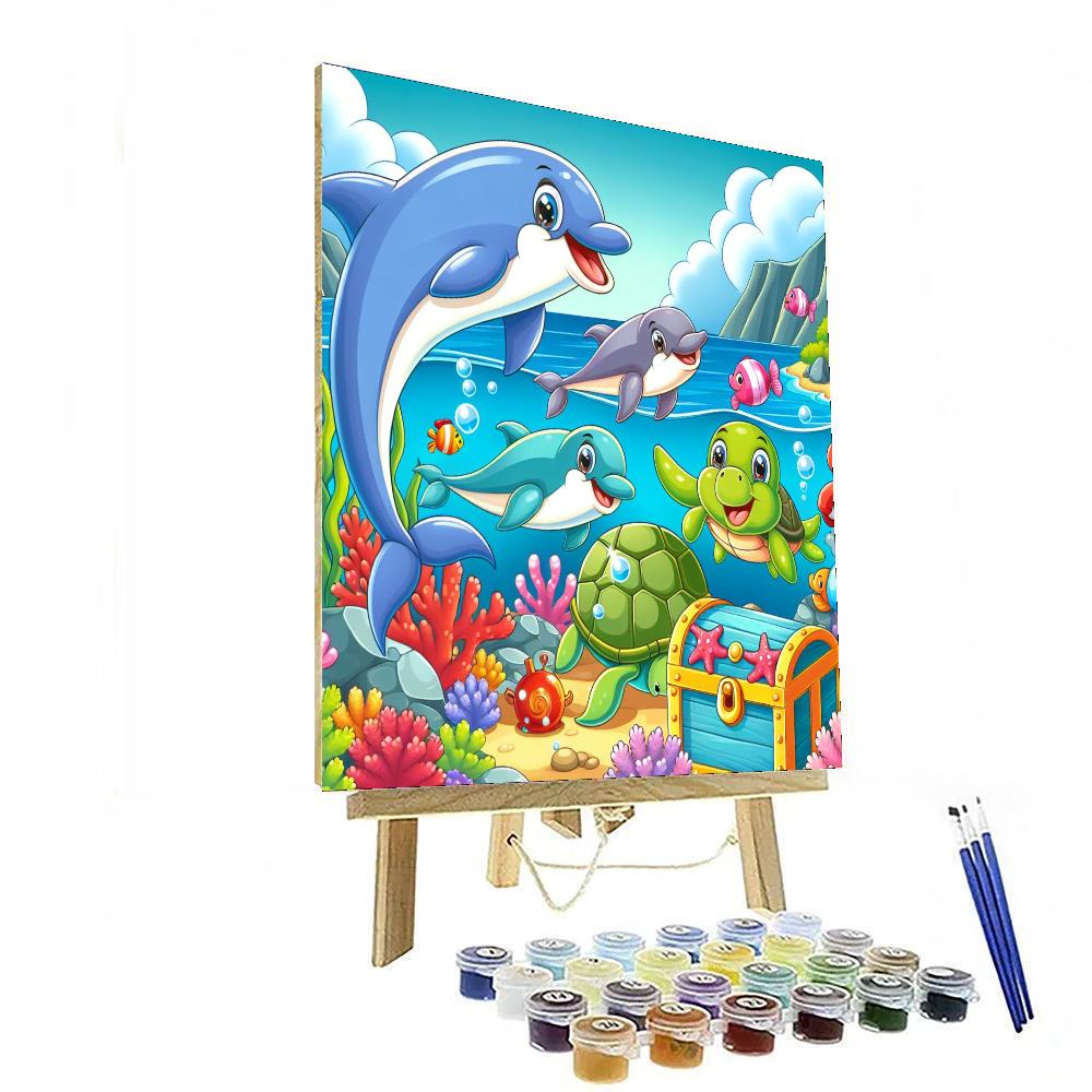 Aqua Adventure Number Painting