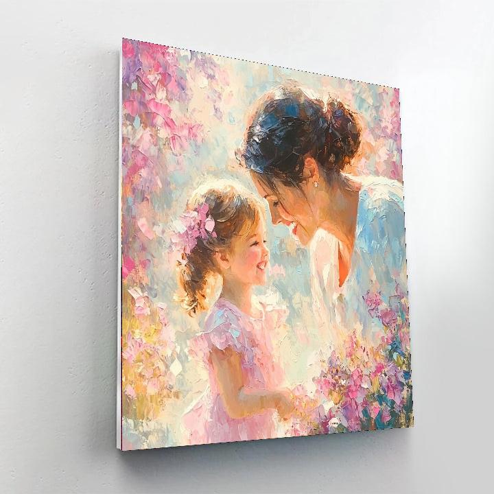 Tender Kisses Painting Number Kit