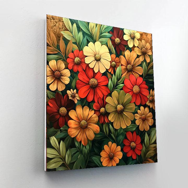 Frida Kahlo Inspired Eternal Blossoming  Paint By Color