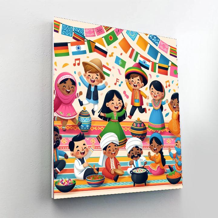 Festival Of Cultures Paint By Numbers