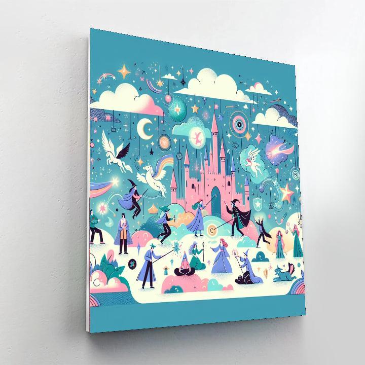 Fantastic Wizarding World Number Painting