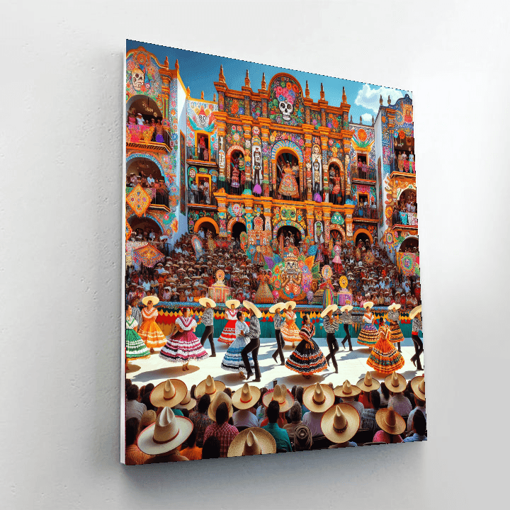 Oaxaca Guelaguetza Festival - Mexico DIY Paint By Numbers