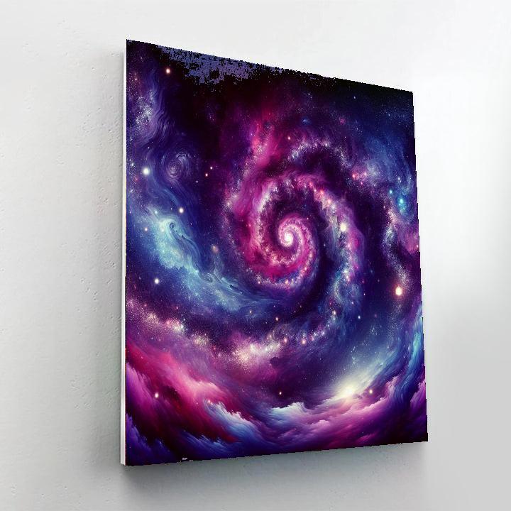Cosmic Nightfall Dreamscape Painting Number Kit